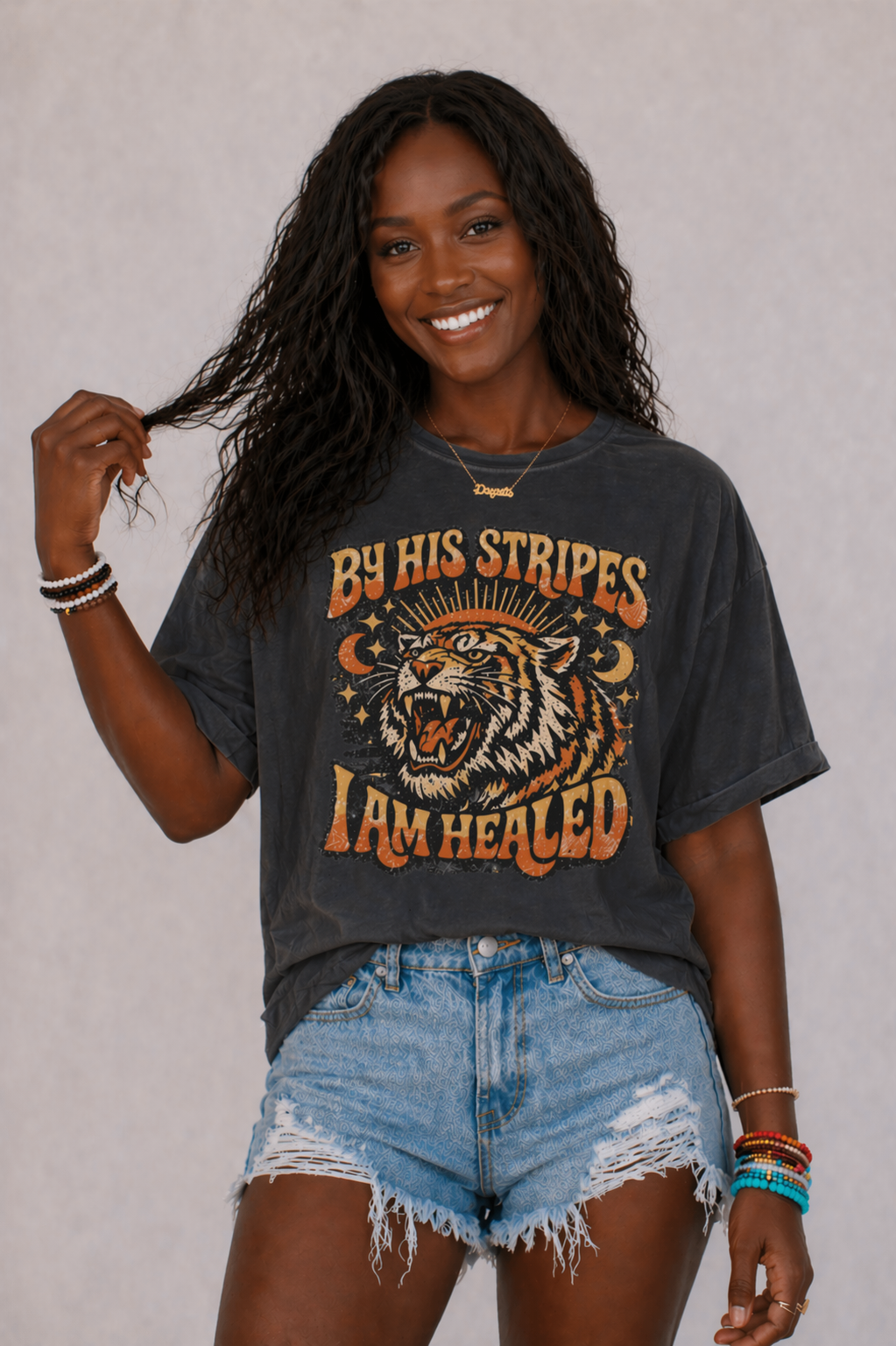 By His Stripes T-Shirt