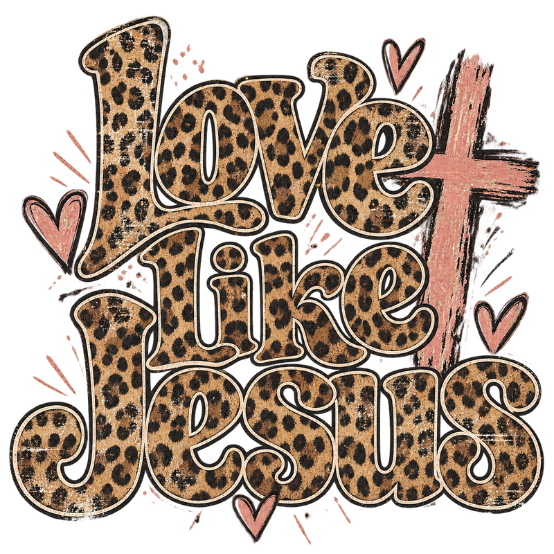 Love Like Jesus Leopard