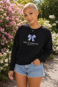She Is Frearless - Black Sweatshirt