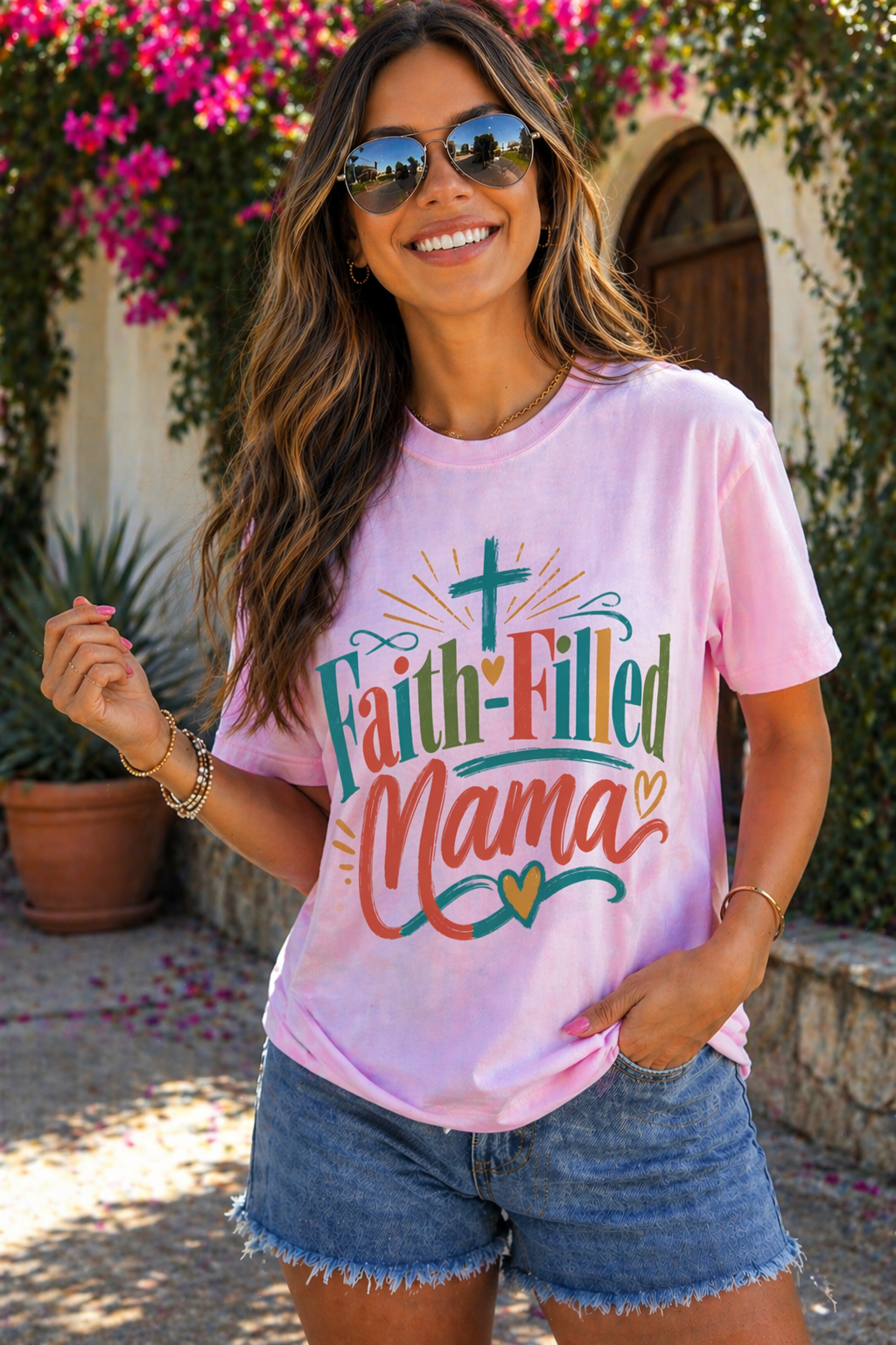 Faith Filled Mama T-Shirt